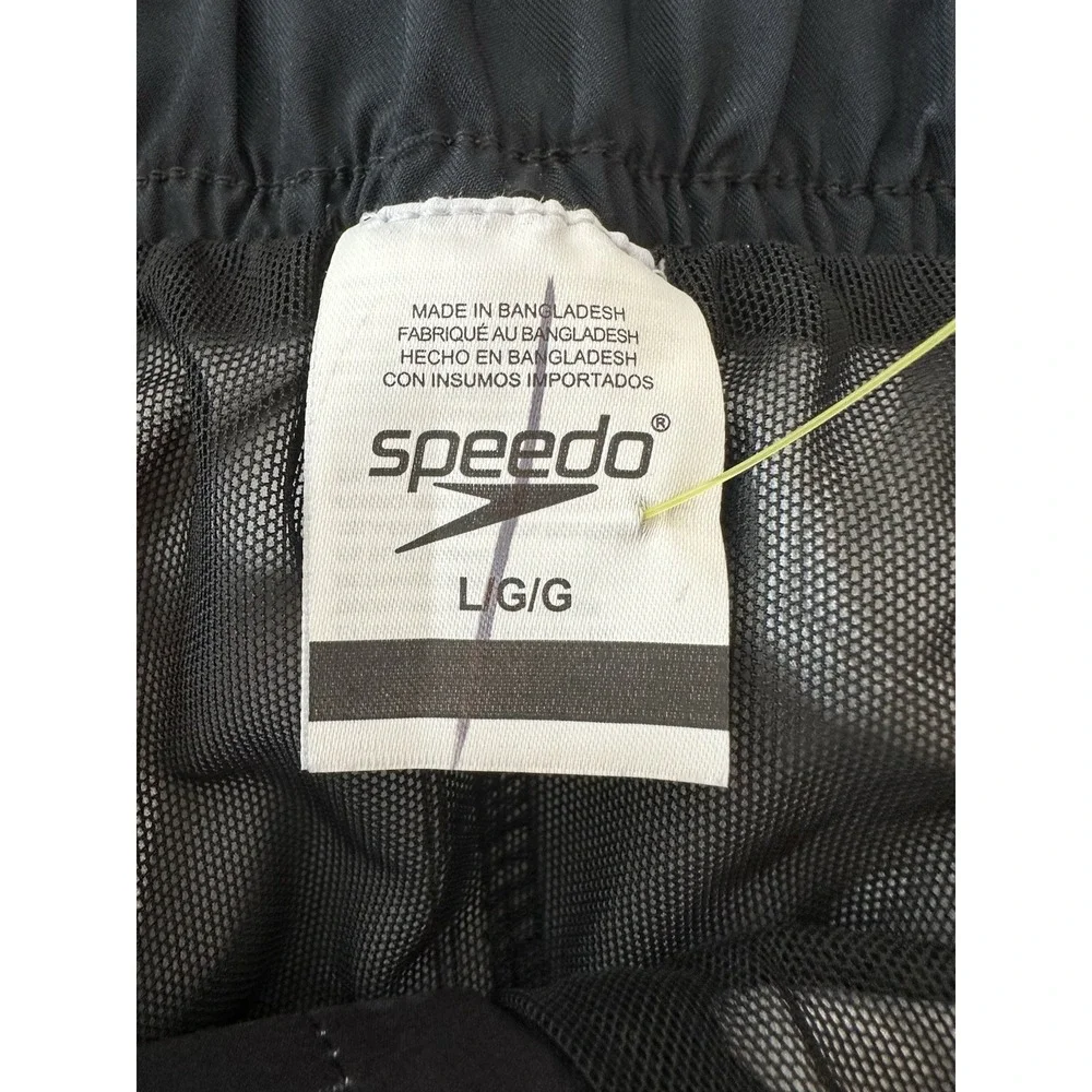 Speedo Swim Shorts Men's Large Elastic Board Swimwear Trunks‎ Beach Pockets New